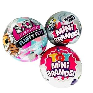 NEW! LOL SURPRISE PETS + MINI BRAND + TOY MINI BRANDS Blind Toys Balls Kids Gift